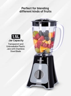 KRYPTON 2-In-1 Blender 1.5 L 400 W KNB6125 White/Black/Clear  - Image 2