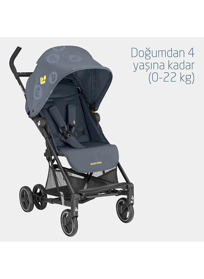 Maxi-Cosi - Mara Baby Stroller, Lightweight And Compact Stroller, 3 Recline Positions, Lie-Flat Position, Automatic Fold, Rain Cover, 0 - 4 Years, Brave Graphite, 2 Year Warranty - Image 1