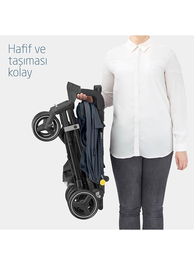 Maxi-Cosi - Mara Baby Stroller, Lightweight And Compact Stroller, 3 Recline Positions, Lie-Flat Position, Automatic Fold, Rain Cover, 0 - 4 Years, Brave Graphite, 2 Year Warranty - Image 1