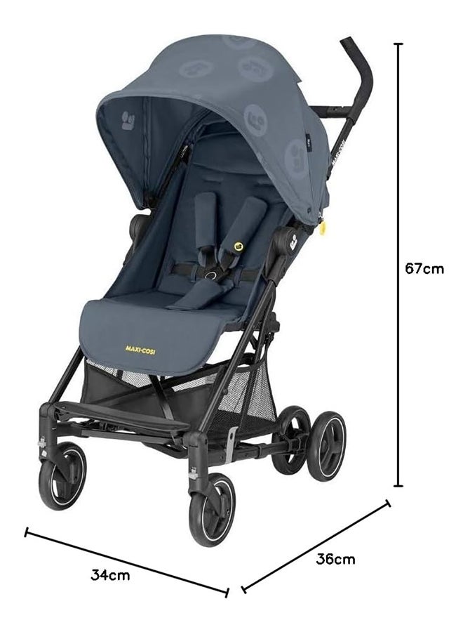 Maxi-Cosi - Mara Baby Stroller, Lightweight And Compact Stroller, 3 Recline Positions, Lie-Flat Position, Automatic Fold, Rain Cover, 0 - 4 Years, Brave Graphite, 2 Year Warranty - Image 1