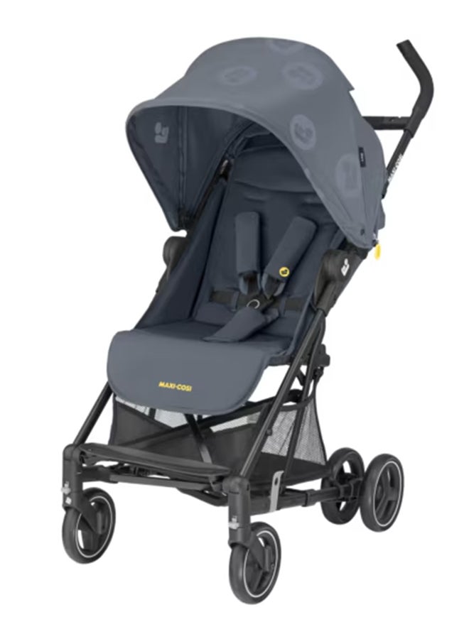 Maxi-Cosi - Mara Baby Stroller, Lightweight And Compact Stroller, 3 Recline Positions, Lie-Flat Position, Automatic Fold, Rain Cover, 0 - 4 Years, Brave Graphite, 2 Year Warranty - Image 1