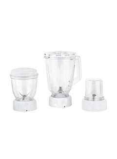 Olsenmark Multi Functional 3 In 1 Blender, With 1.5 Litre Jar Capacity, Stainless Steel Blade & Housing, Overheat Protection, Multi Functional Design For Blending, Grinding & Mincing, 2 Speed Function 1.5 L 600 W OMSB2054 White  - Image 5