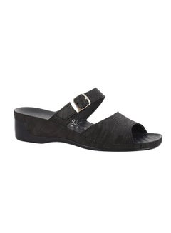 VITAL Classic Slip-On Sandals Black  - Image 1