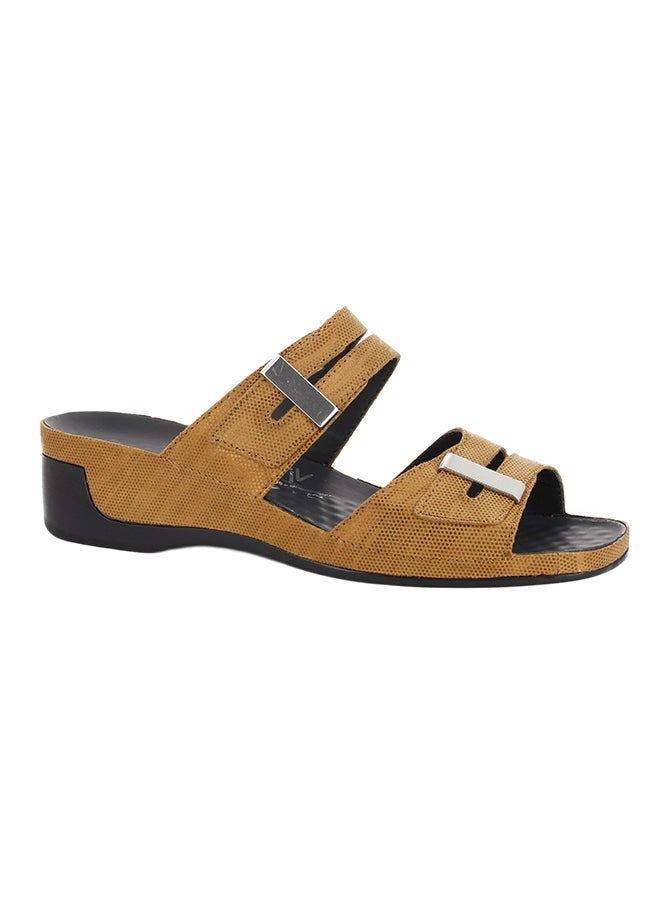 VITAL Classic Slip-On Sandals Brown/Black  - Image 1