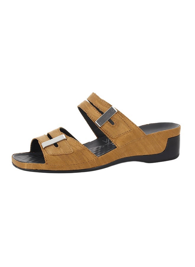 VITAL Classic Slip-On Sandals Brown/Black  - Image 2