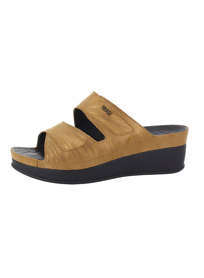 VITAL Classic Slip-On Sandals Brown/Black  - Image 2