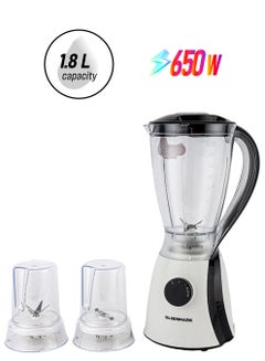 أولسنمارك خلاط 3 في 1 متعدد الوظائف 1.8 L 650 W OMSB2203 أبيض  - Image 1