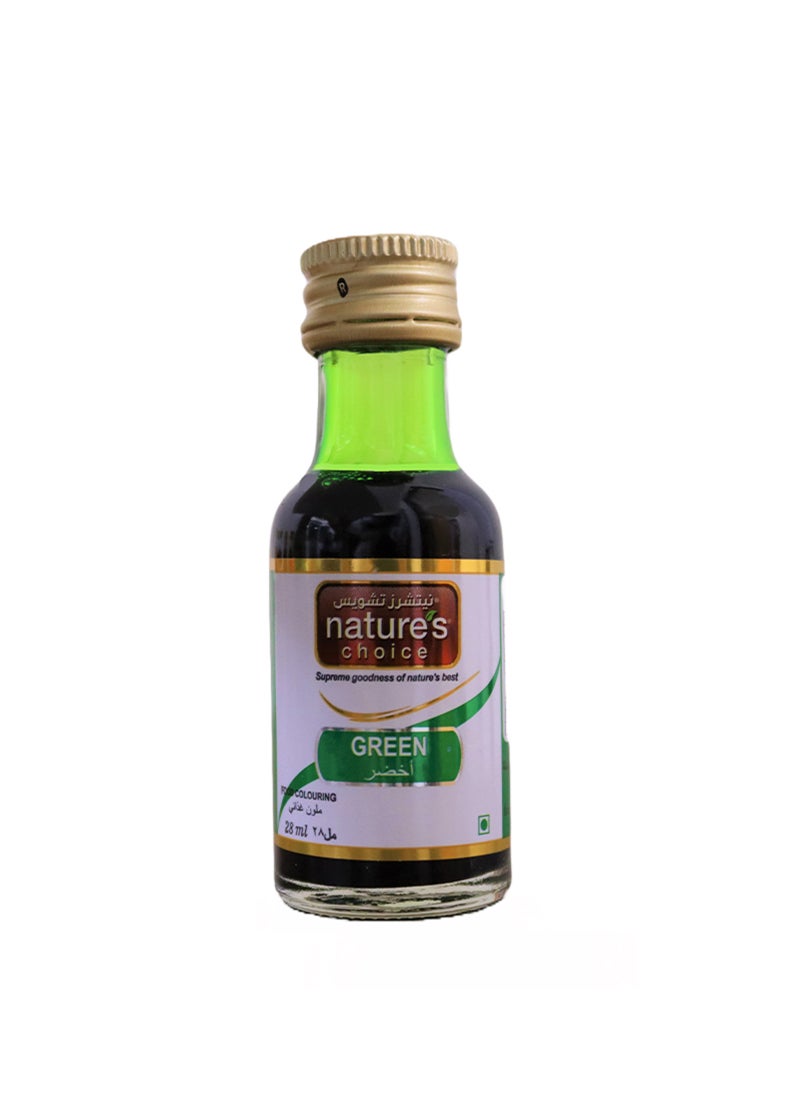 Nature's Choice Food Colour Green 28ml  - Image 1