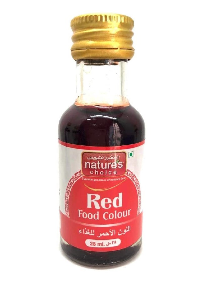 Nature's Choice Food Colour Red 28ml - Image 1