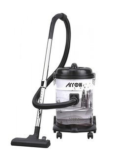 مكنسة كهربائية إكسترا تربو بقوة 2200 وات 21 L 2200 W RO-21VAA أسود/ أبيض/ رمادي