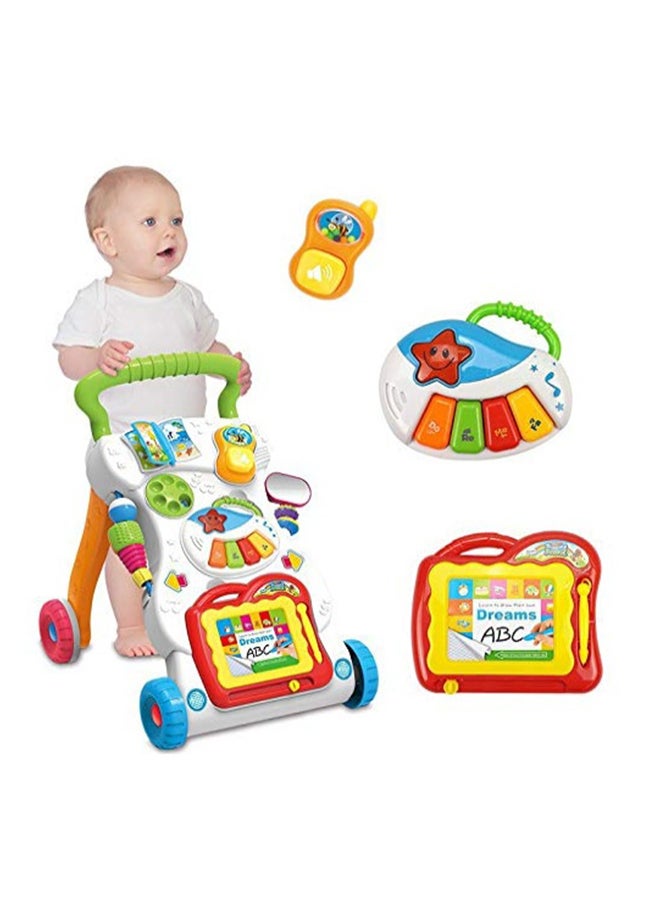 Baby Toddler Stroller Walker- Sit & Stand & Walk With Impressive Steps - Image 2