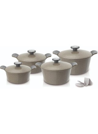 Neoflam Korean Extreme Pot Set, Beige 8 Pieces Beige 20/24/26/28cm - pnsku/N38990996A/45/_/1754382132/54d4924f-242a-4c0a-b9ea-30451fecb704