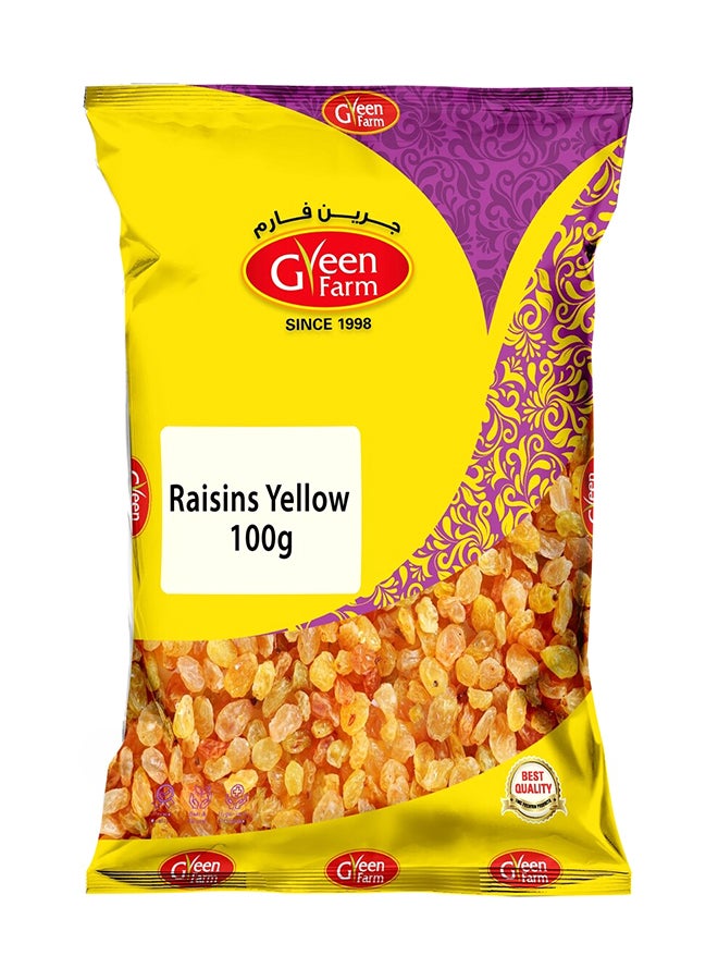 Green Farm Raisins Golden Yellow 100grams 
