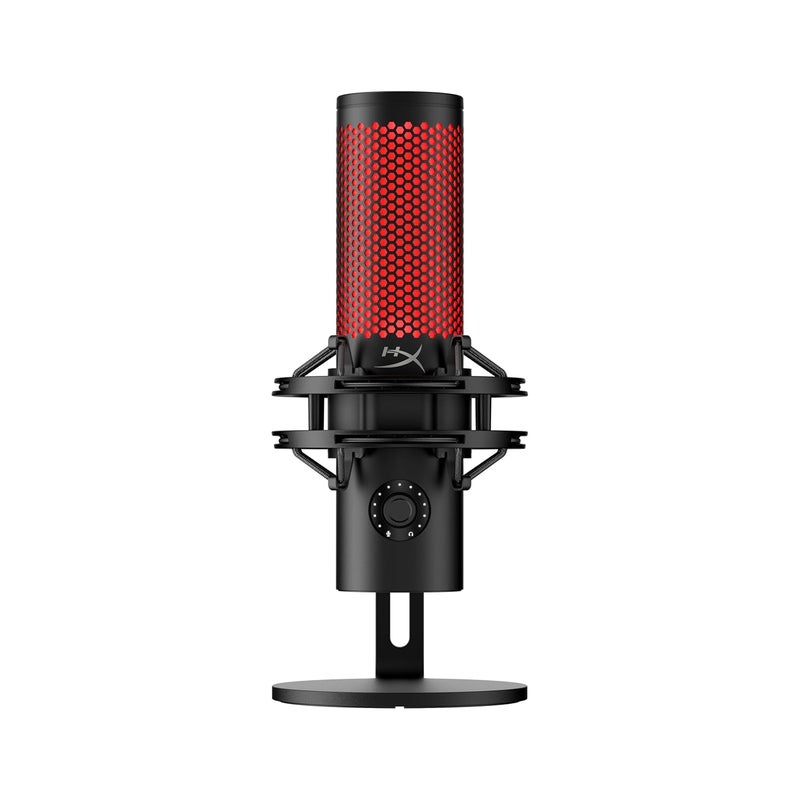 HYPERX QuadCast Standalone Microphone, Designed For Streaming, Four Polar Patterns, Tap To Mute Sensor, Anti Vibration Shock Mount, For PC / PS5 / PS4 / Mac | HX-MICQC-BK / 4P5P6AA - Image 1