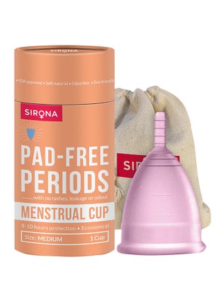 Reusable Menstrual Cup 1 Piece Clear Medium - view 2