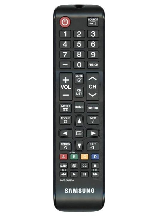 Samsung LCD TV Remote Control Black/Green/Red - Image 1