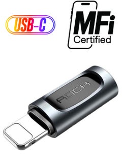 Type-C To Lightning Adapter Black/Silver
