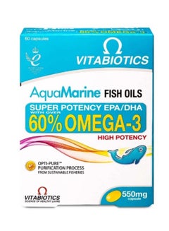 Vitabiotics AquaMarine Fish Oils Omega-3 - 60 Capsule 