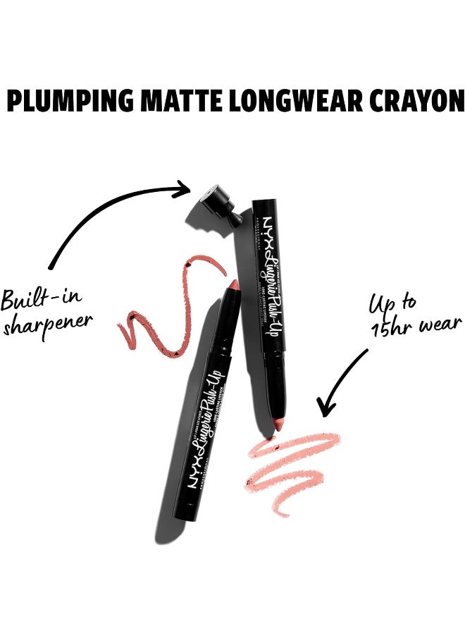 NYX PROFESSIONAL MAKEUP - Lip Lingerie Push-Up Long-Lasting Lipstick 10 Teddy - Image 1