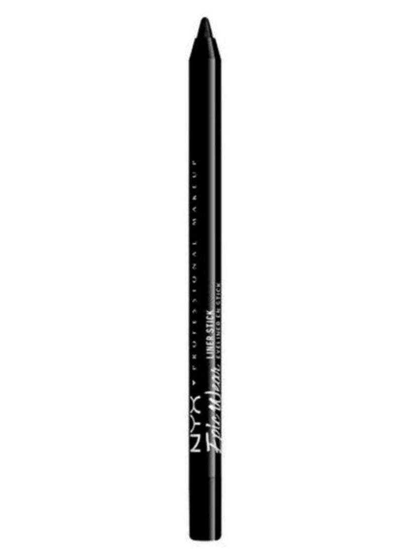 NYX PROFESSIONAL MAKEUP Epic Wear Liner Sticks, Waterproof Pencil, Pitch Black 08 Pitch Black - Image 1