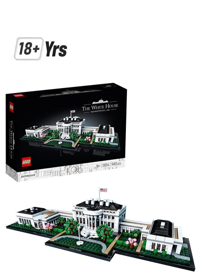 LEGO 21054 Architecture Collection: The White House  Building Kit 1,483 Pieces 1483 18+ years - Image 1