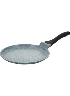 Prestige Cast Aluminium Speckled Tawa 26 CM, Long Lasting Non Stick Coating, Non Slip Bakelite Handle, Aluminium Induction base, Induction Compatible-Grey Grey/Black 26cm  - Image 1