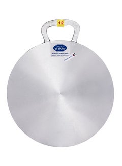 Aroba Aluminium Arabic Tawa Silver 12inch 