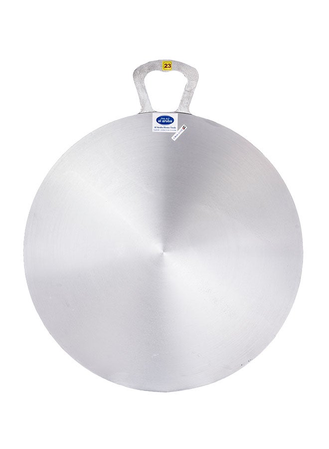 أروبا مقلاة تاوا عربية من الألومنيوم فضي 23بوصة