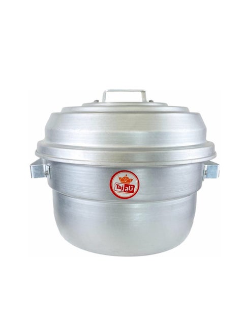 7 Pit Idly Pot Steamer Silver 20cm