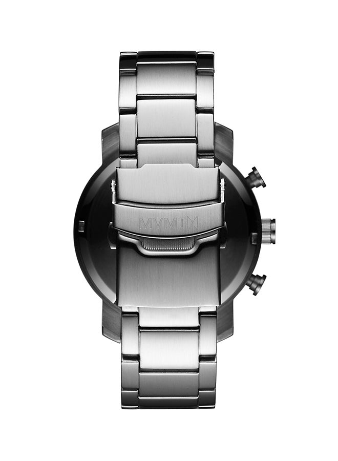 ام في ام تي ساعة يد كرونوغراف بسوار من الستانلس ستيل طراز D-MC02-SBLU للرجال - Image 2