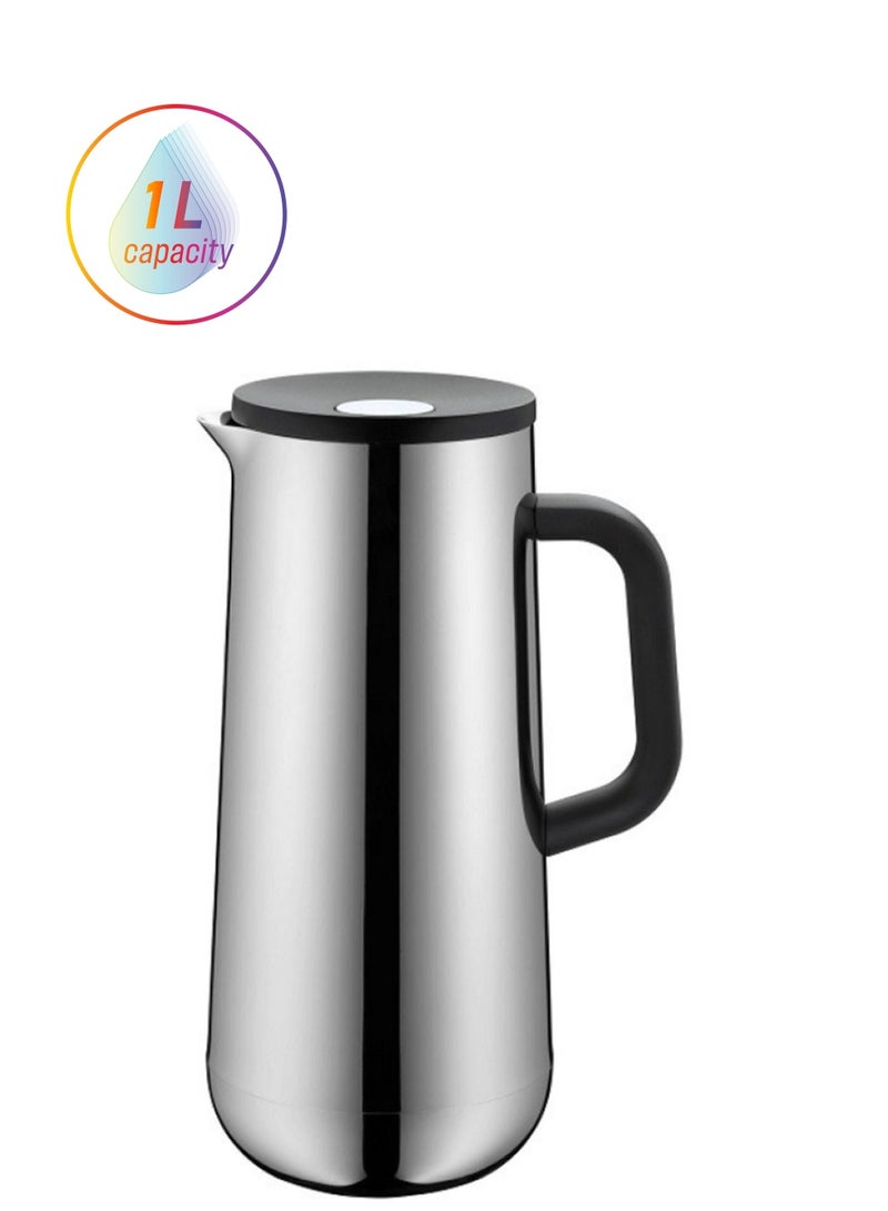 Impulse Coffee Flask Silver/Black 17.9 x 28.5cm
