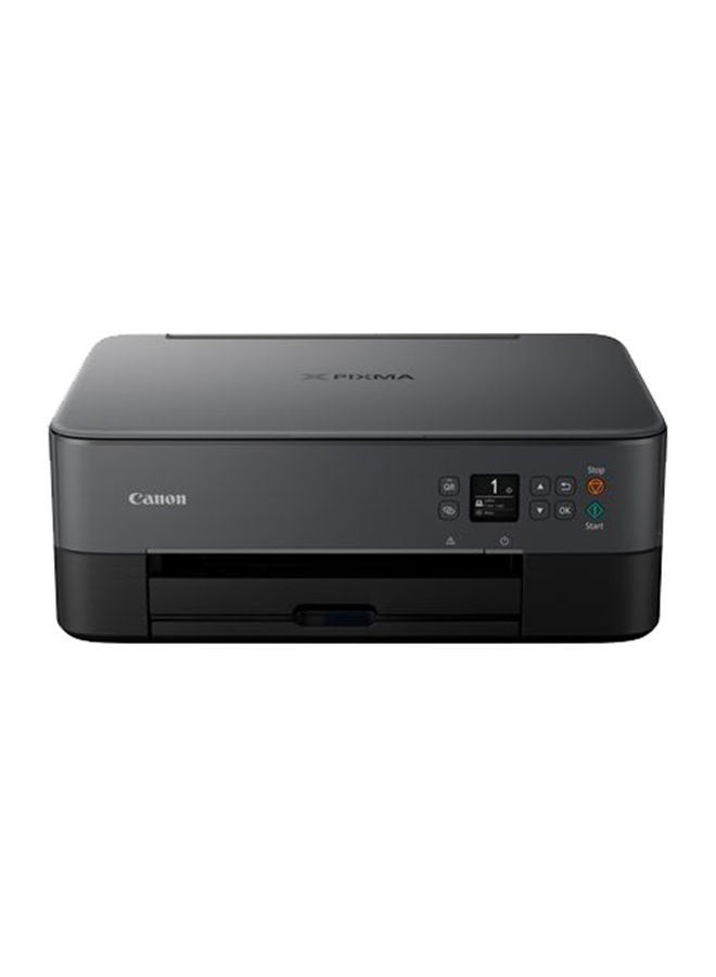 Canon PIXMA TS5340 Multifunctional Inkjet Printer, FINE Cartridges, Wi-Fi, LED Status Bar, 3.7 Cm OLED Display, A4, Print, Copy & Scan Black - Image 1