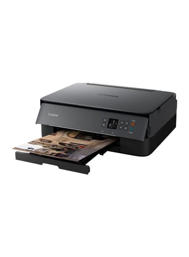Canon PIXMA TS5340 Multifunctional Inkjet Printer, FINE Cartridges, Wi-Fi, LED Status Bar, 3.7 Cm OLED Display, A4, Print, Copy & Scan Black - Image 4