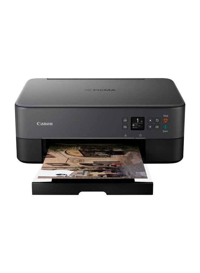 Canon PIXMA TS5340 Multifunctional Inkjet Printer, FINE Cartridges, Wi-Fi, LED Status Bar, 3.7 Cm OLED Display, A4, Print, Copy & Scan Black - Image 3