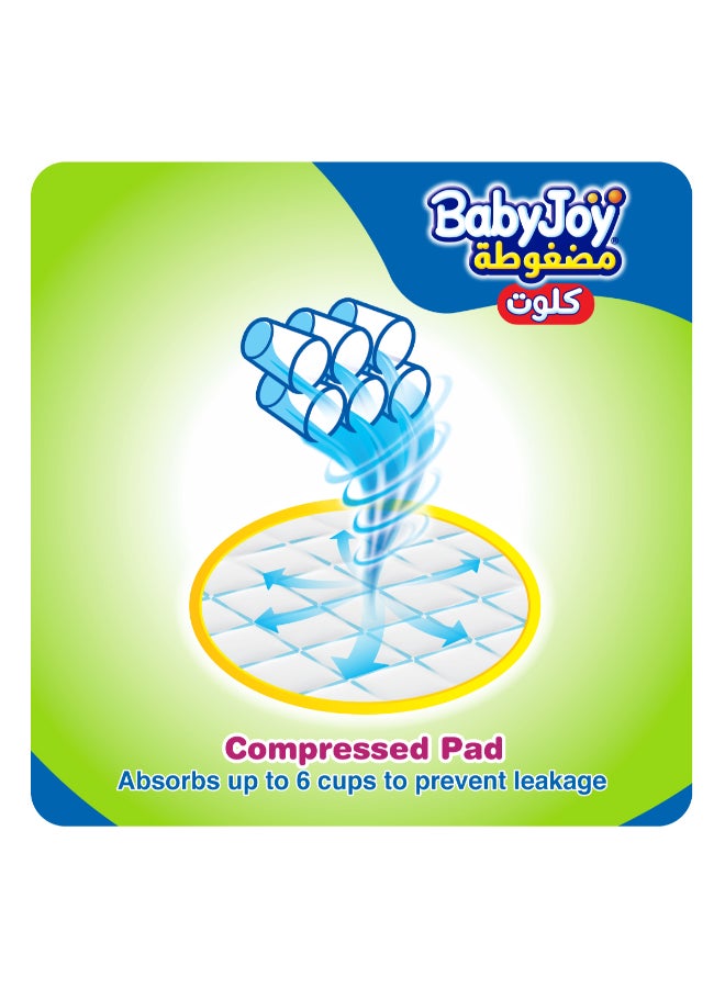 BabyJoy - Compressed Culotte Pants Diaper, Size 6, Junior XXL, 16-23 Kg, Giant Pack, 50 Diapers - Image 1