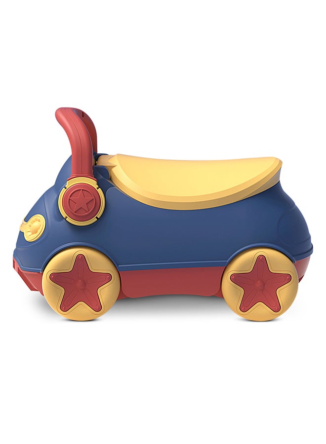 Eazy Kids - Portable Monkey Potty Seat Soft Cushioned With Handles - Blue - Image 1