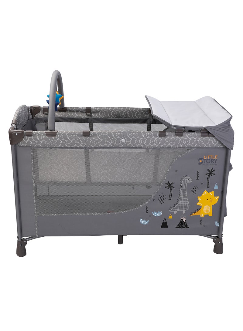 Little Story Convertible Portable Travel Foldable Cot, Crib And Playard Baby Bed - Image 4