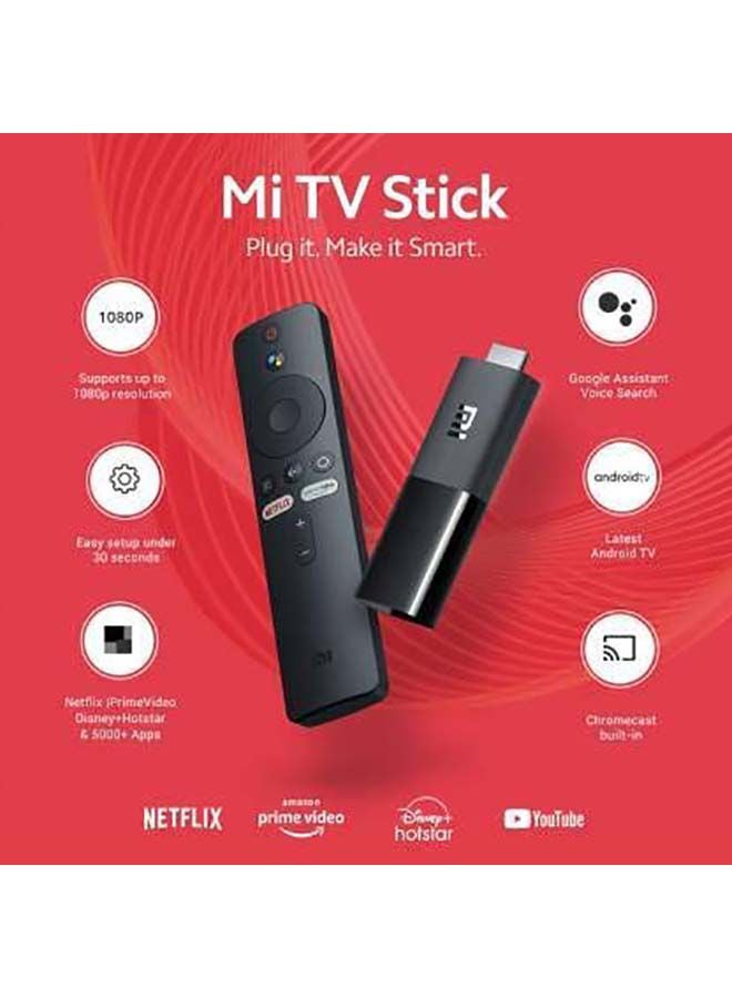 Mi Android TV Stick with Built in Chromecast Without Adapter – Full HD 1080p (MDZ-24) - Black image 7