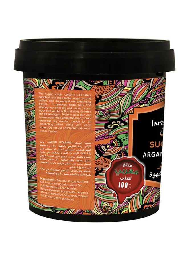 JARDIN D OLEANE Sugar Scrub With Argan Oil And Coffee Black 600grams - Image 2