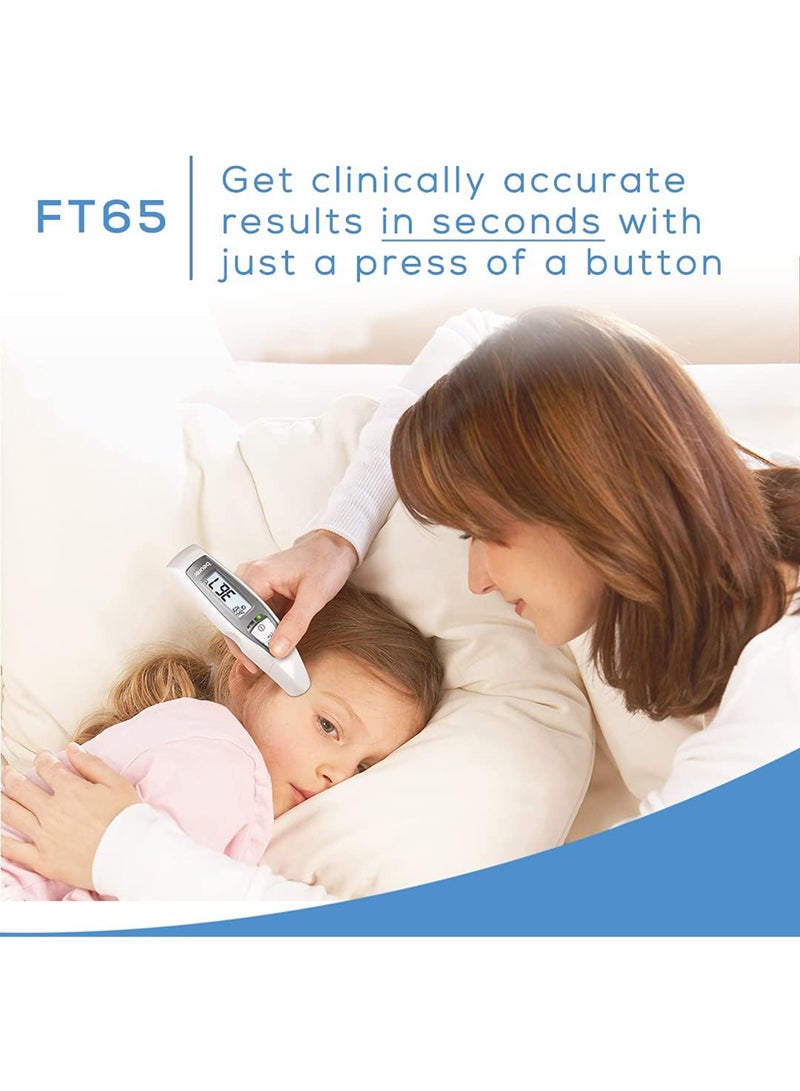 Beurer - Beurer FT 65 Multi-Functional Infrared Thermometer | Ear, Forehead & Surface Temperature Measurement | Fever Alarm & Memory Function - Image 1
