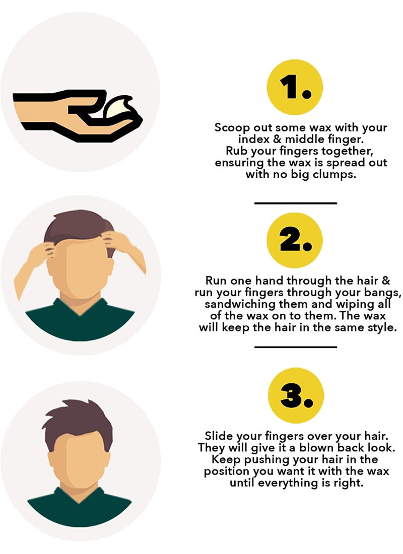 Vatika Naturals Extra Strong Hold Hair Wax For Men 150ml - Image 5