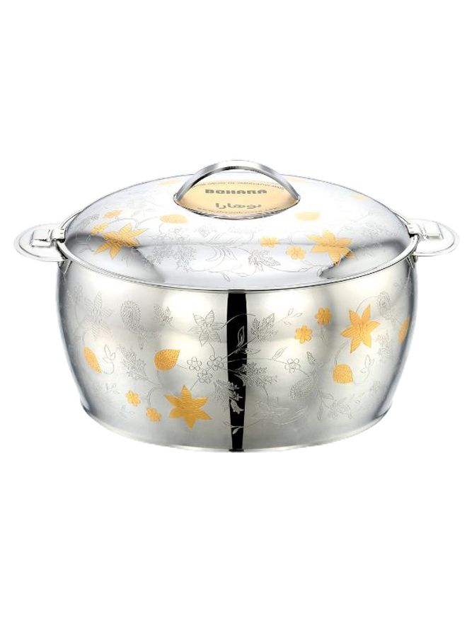 بوهارا أناء كسرولة سافرين ذهبي/فضي