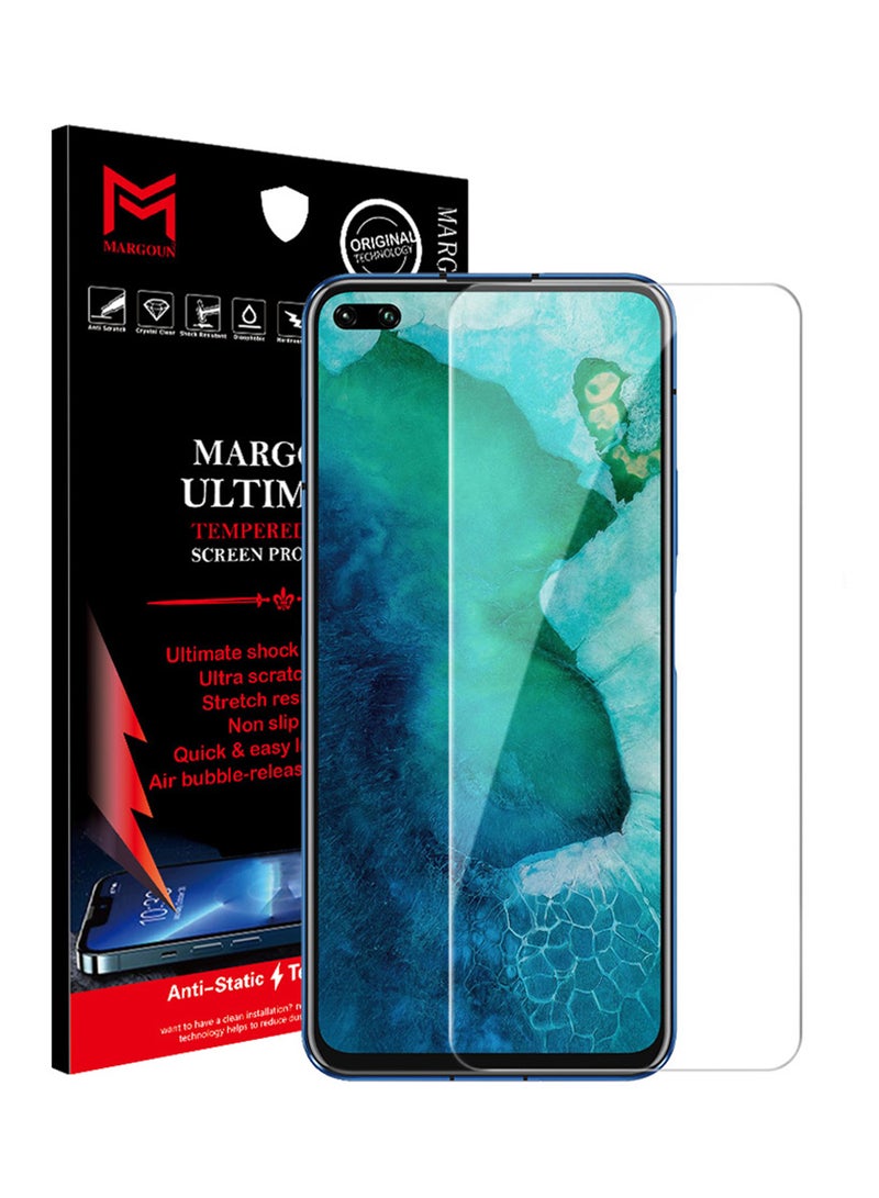 MARGOUN Ultimate Tempered Glass Screen Protector For Honor V30 Pro Clear - Image 1
