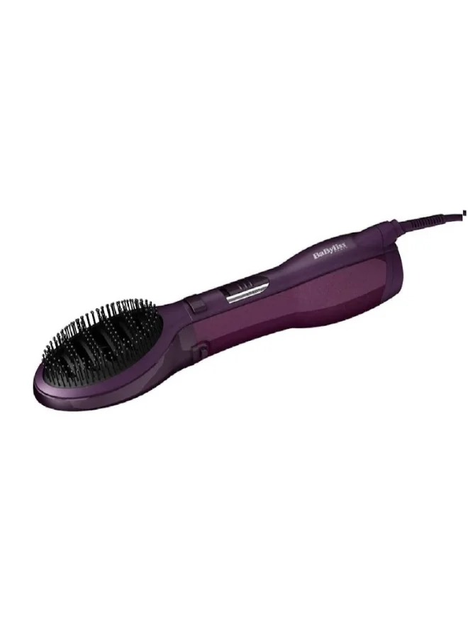 babyliss Paddle Pro Air Styler | 1000W Powerful Styling Unisex Hairbrush | Dual Speed Temperature Setting Hair Dryer & Volumizer with Cool Air Button | Ionic Tech for Shiny Hair – AS115PSDE Purple/Black