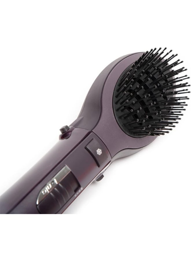 BaByliss Paddle Pro Air Styler | 1000W Powerful Styling Unisex Hairbrush | Dual Speed Temperature Setting Hair Dryer & Volumizer with Cool Air Button | Ionic Tech for Shiny Hair – AS115PSDE Purple/Black - Image 5