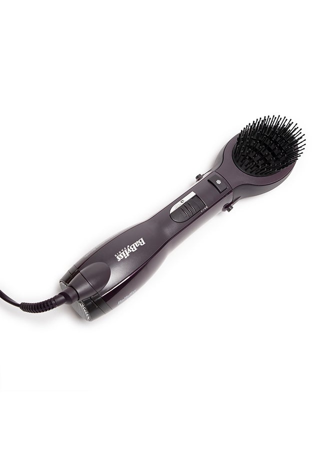 BaByliss Paddle Pro Air Styler | 1000W Powerful Styling Unisex Hairbrush | Dual Speed Temperature Setting Hair Dryer & Volumizer with Cool Air Button | Ionic Tech for Shiny Hair – AS115PSDE Purple/Black - Image 2