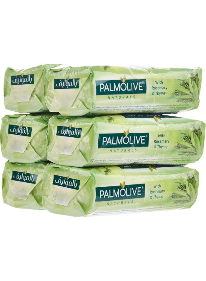 Palmolive Pack Of 6 Herbal Extract Soap Green 1020grams  - Image 5
