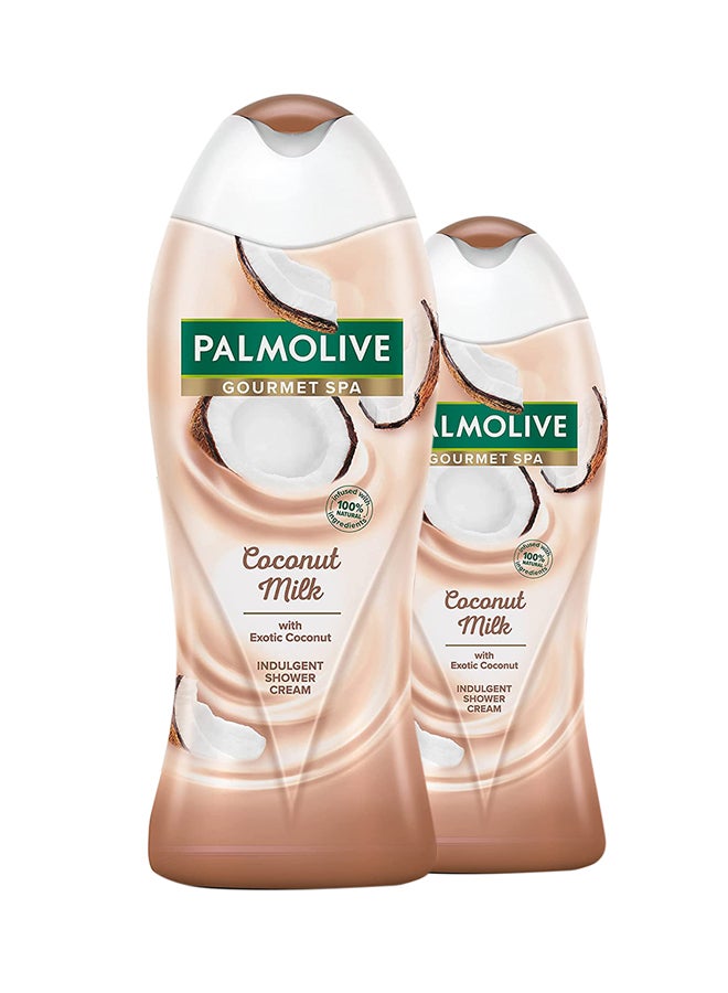 Palmolive Gourmet Spa Coconut Milk Indulgent Shower Cream 500+250ml - Image 1