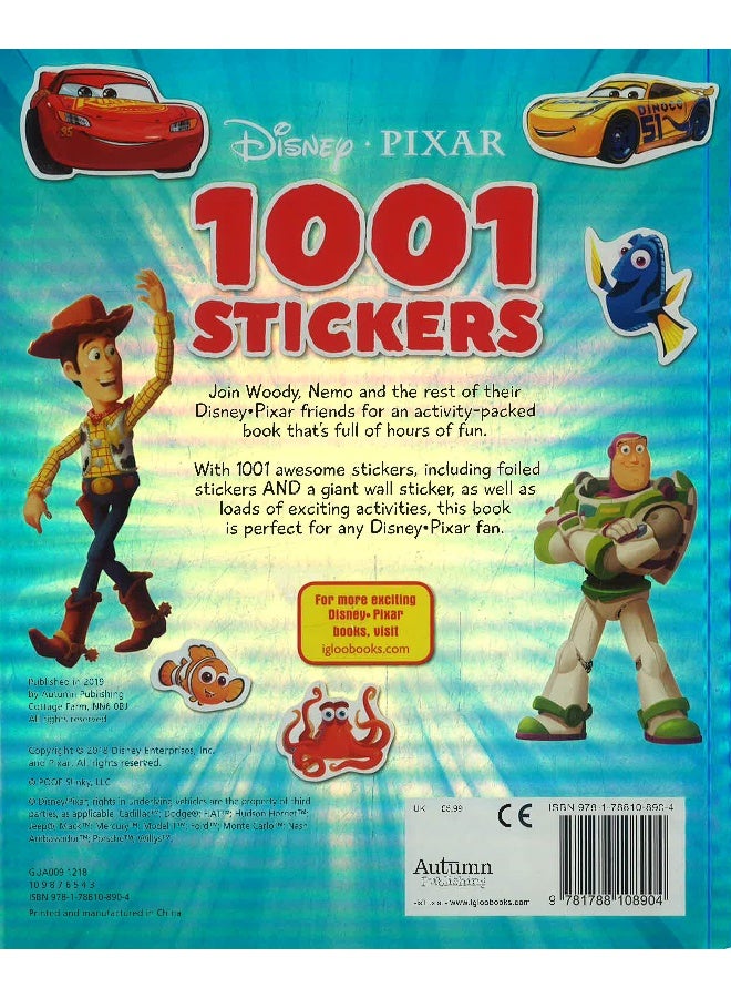 Pixar: 1001 Stickers Paperback English by Igloo Books Ltd - 2018-06-21 - Image 2