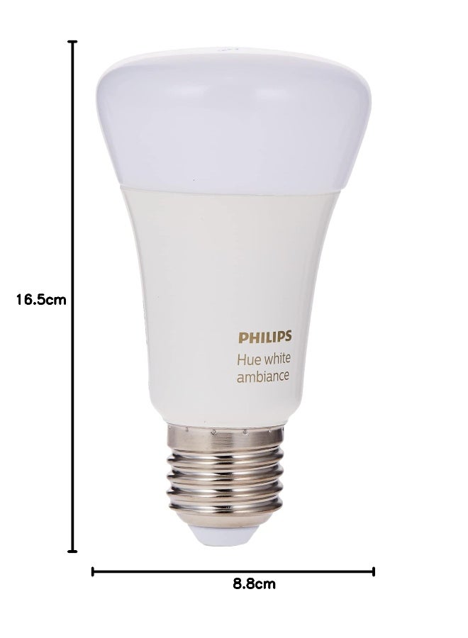 Philips Hue White Ambiance Starter Kit 1 White And Colour Ambiance Bulb Bundle Pack Hue White 16.5x7.5x8.8cm  - Image 4